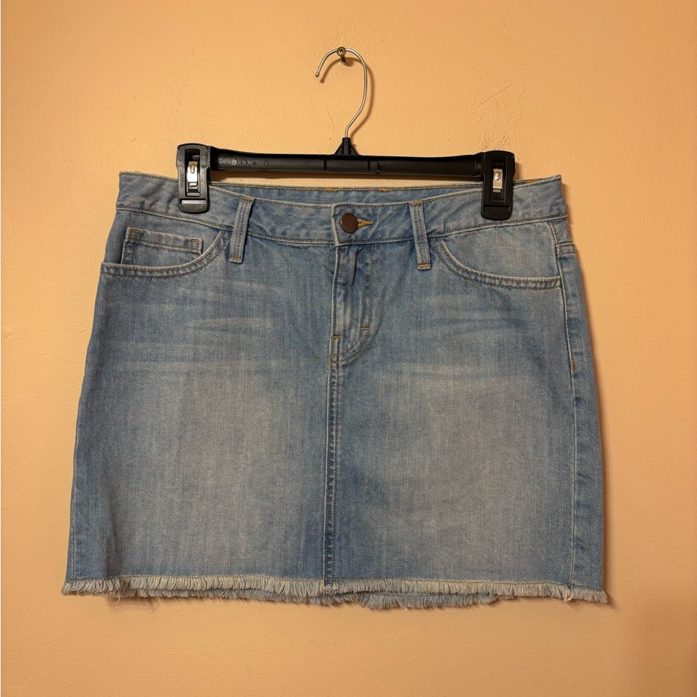 EDC denim & dry goods Casual Light Blue Denim Mini Skirt